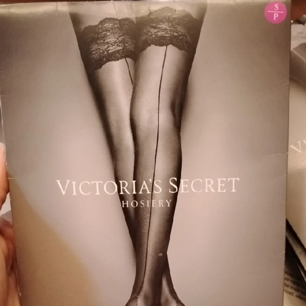 Victoria's Secret Pink Lace Top Thigh Highs